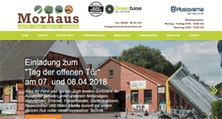 Desktop Screenshot of gartentechnik-morhaus.de